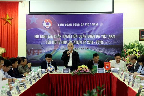 Thống nhất thời điểm tổ chức Đại hội Liên đoàn Bóng đá Việt Nam khóa VIII